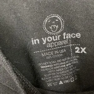 T-shirt In Your Face Apparel 'You Can Trip With Us' - Taille S Noir - Occasion Excellent état